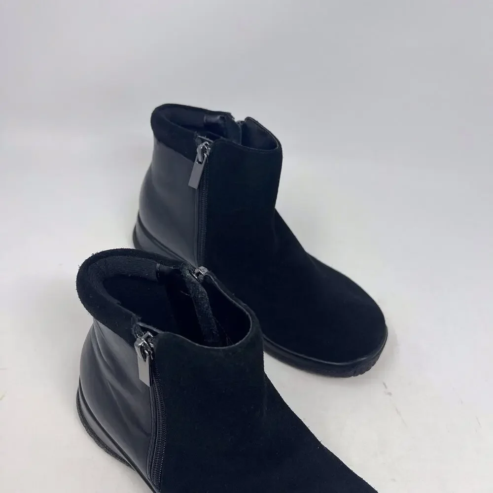 DREW Kool Suede Leather Boots Comfort Walking Wide Width Women’s Size 6W